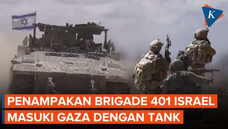 Israel Kerahkan Brigade 401 Masuki Jalur Gaza dengan Tank, Klaim Serang Musuh