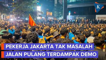 Pekerja Kantoran Dukung Demo Mahasiswa, Tak Masalah Jalan Pulang Terdampak