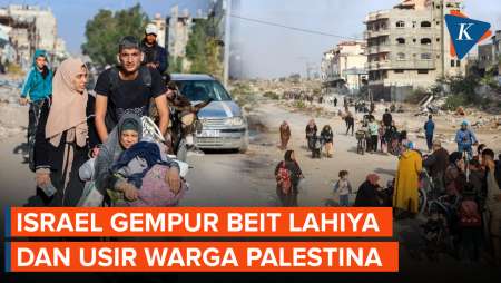 Serangan Israel di Beit Lahiya Tewaskan 30 Orang, Warga Dipaksa Mengungsi Tanpa Perbekalan