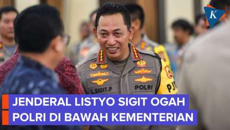 Di Rapat DPR, Kapolri Tegas Tolak Polri Di Bawah Kementerian