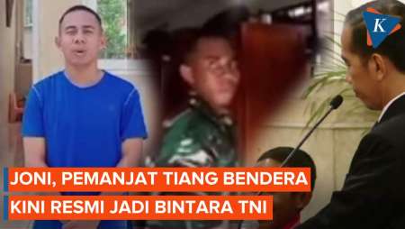 Joni, Pemanjat Tiang Bendera Akhirnya Lolos Seleksi Bintara TNI