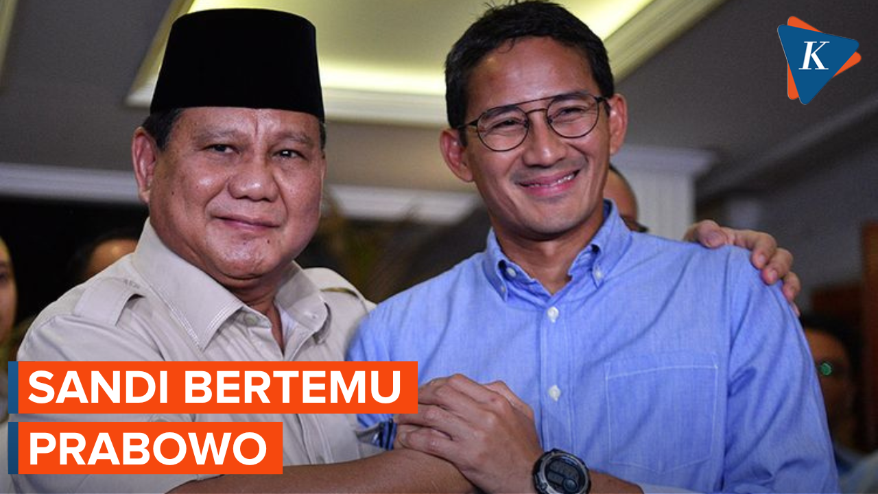 Sandiaga Uno Bertemu Prabowo, Beri Buku Perjalanan Pilpres 2019