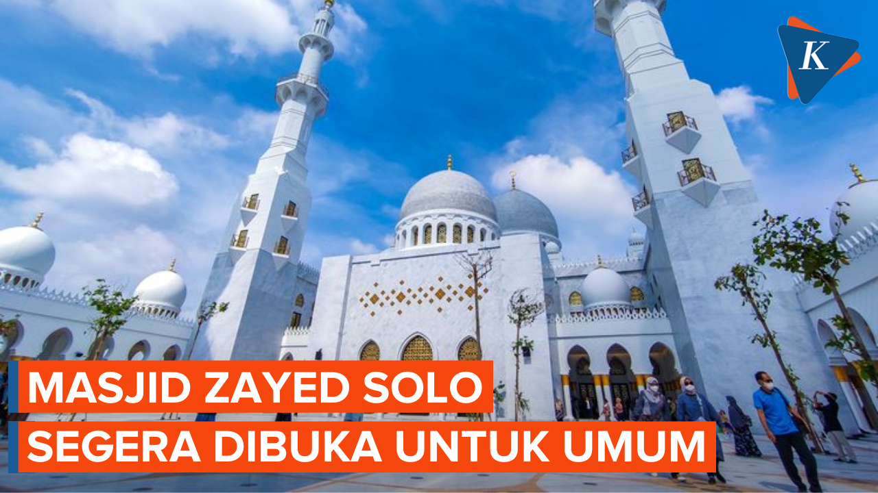 Masjid Zayed Solo DIbuka untuk Umum Mulai 28 Februari 2023