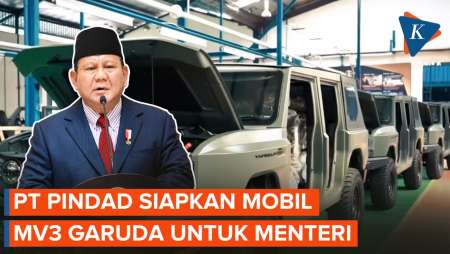 Ikuti Arahan Prabowo, PT Pindad Siapkan Mobil MV3 Garuda untuk Para Menteri