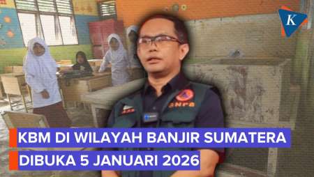 BNPB Sebut Pembukaan KBM Di Wilayah Banjir Sumatera Dipimpin Langsung Mendikdasmen