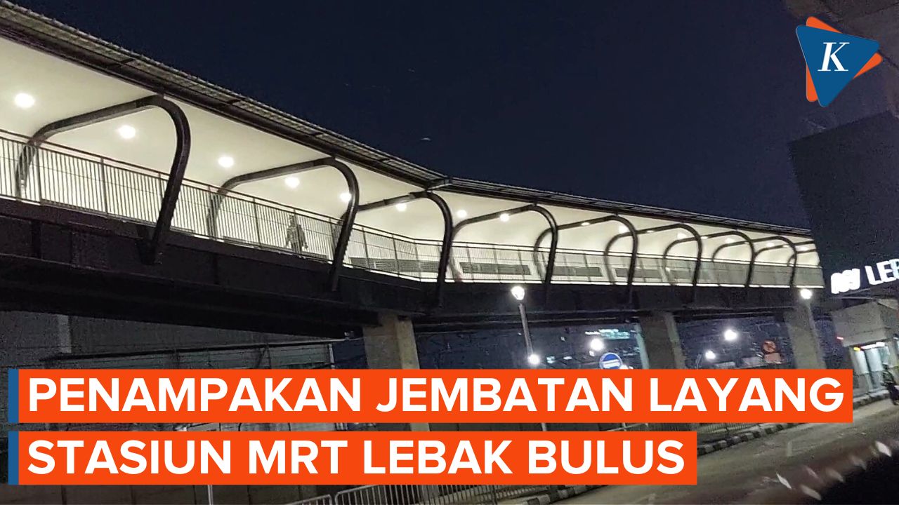 Jembatan Layang MRT Lebak Bulus Sudah Dibuka, Begini Tampilannya