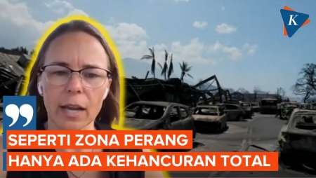 Kesedihan Warga Hawaii Lihat Wilayah Tinggalnya Bak Dilanda Perang