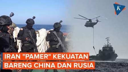 China, Iran dan Rusia Gelar Latihan Laut Bersama di Timur Tengah, Ketegangan dengan AS Meningkat?