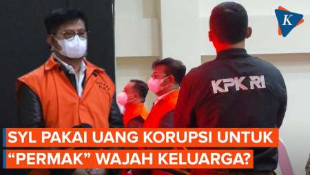 Syahrul Yasin Limpo Diduga Pakai Miliaran Uang Korupsi untuk Perawatan Wajah Keluarga