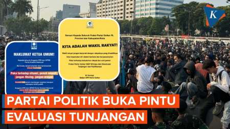 Diterpa Gelombang Protes, Parpol Ramai-ramai Nyatakan Siap Dievaluasi Soal Tunjangan