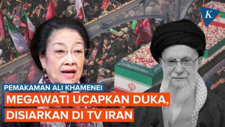 Disiarkan TV Iran, Megawati Sampaikan Ucapan Duka Untuk Ali Khamenei