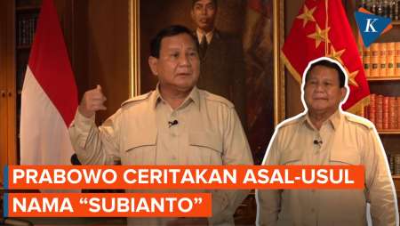 Prabowo Ungkap Asal-usul Nama 
