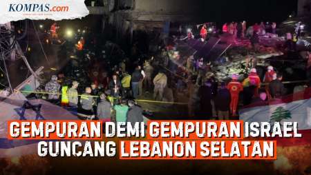 Detik-detik Israel Kembali Gempur Lebanon Selatan, Ledakan Dahsyat Terdengar