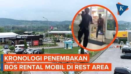 Kronologi Penembakan Pemilik Rental Mobil di Rest Area Tol Tangerang-Merak