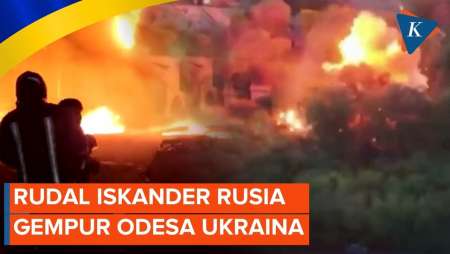 Rusia Gempur Ukraina Dengan Rudal Iskander Dan Zircon, Timbulkan Kebakaran Besar