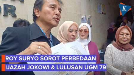 Roy Suryo Tunjukkan Perbedaan Ijazah Jokowi dan Alumni UGM ’79