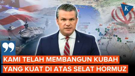 Hegseth: Militer AS Bangun Kubah Pertahanan Di Selat Hormuz!