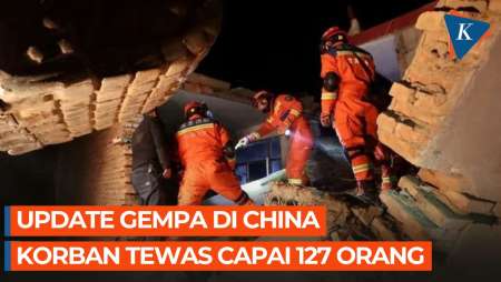 Update Gempa China: 127 Orang Tewas, Warga Selamat Hadapi -17 Derajat Celcius