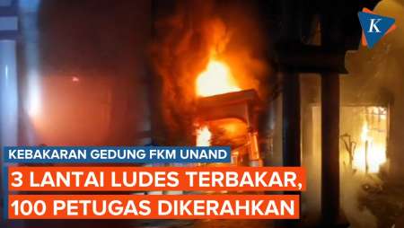 Gedung FKM Unand Terbakar, 3 Lantai Ludes dalam 1 Jam