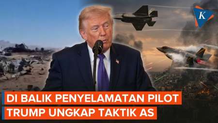 Trump: Militer AS Terjunkan 155 Pesawat Tempur Selamatkan Pilot Di Iran