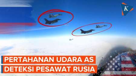 Pertahanan Udara AS Deteksi 5 Jet Tempur Rusia, Langsung Dikawal!