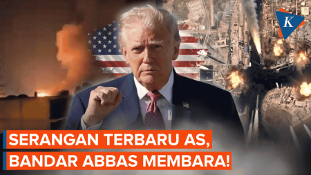 Momen Bandar Abbas Diguncang Ledakan Dalam Gelombang Serangan Terbaru AS