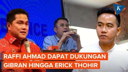 Tudingan Pencucian Uang, Raffi Ahmad Didukung Gibran, Zulhas, dan Erick Thohir