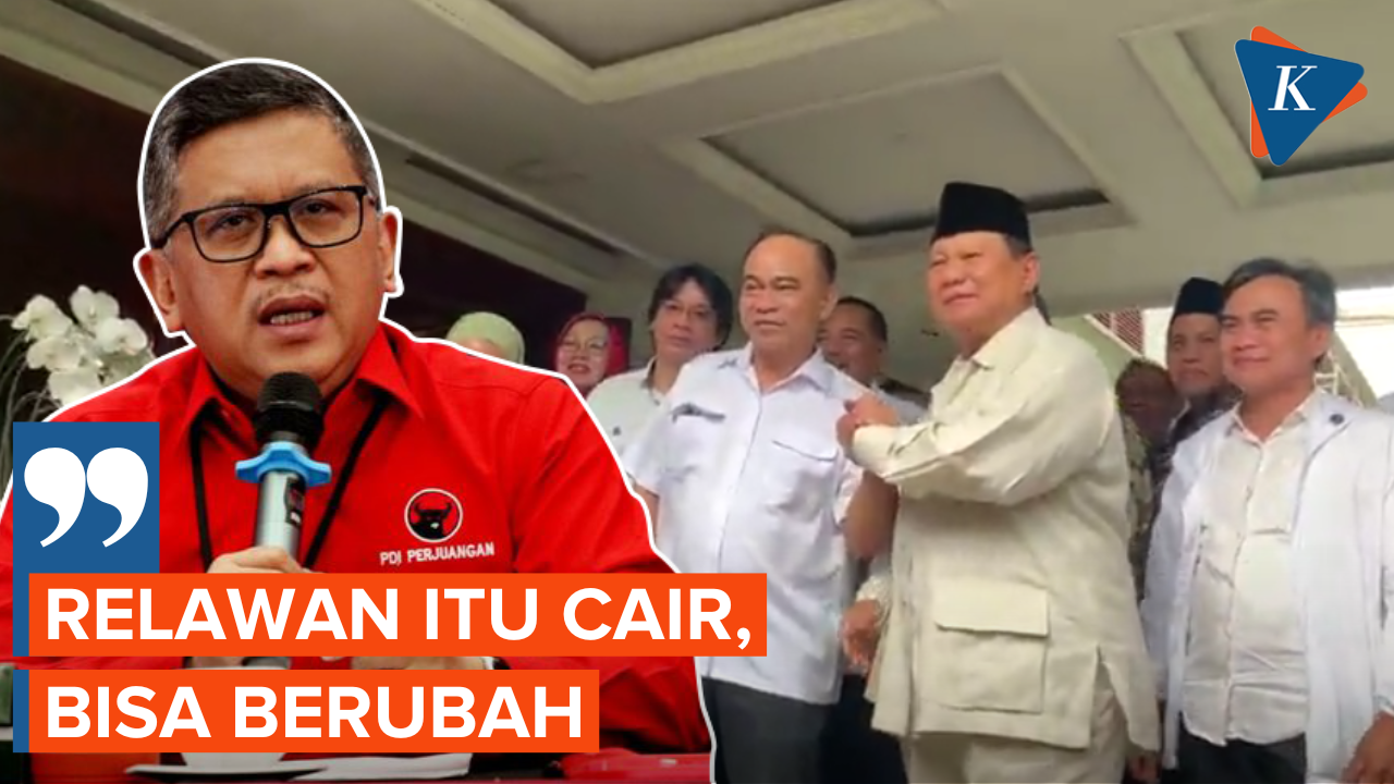 PDI-P Enggan Berkomentar soal Pertemuan Prabowo dan Relawan Projo