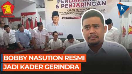 Bobby Nasution Resmi Jadi Kader Gerindra