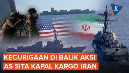 AS Sita Kapal Kargo Iran Jelang Perundingan, Sinyal Tak Serius Berdamai?