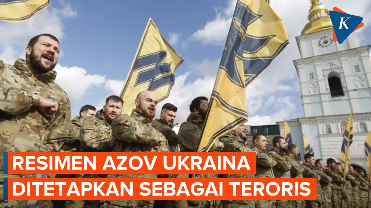Rusia Tetapkan Resimen Azov Ukraina Sebagai Organisasi Teroris