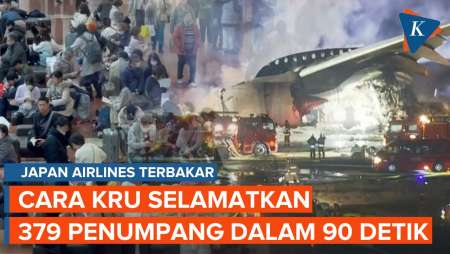 Japan Airlines Terbakar, Begini Cara Kru Selamatkan 379 Orang Hanya dalam 90 Detik