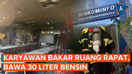 Karyawan Diskominfo Kukar Bakar Ruang Rapat Gegara Kesal Sering Diolok-olok 