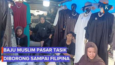 Harga Murah, Busana Muslim Pasar Tasik Cideng Diburu Reseller Dari Malaysia Dan Filipina