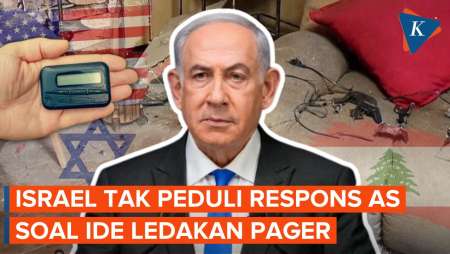 AS Menentang Ide Peledakan Pager di Lebanon, tapi Netanyahu Tak Peduli