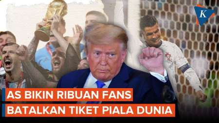 Gara-gara Kelakuan AS, Ribuan Fans Batalkan Tiket Piala Dunia Dalam Semalam