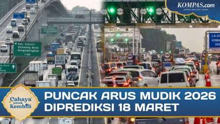 Puncak Arus Mudik Lebaran Diprediksi 18 Maret 2026