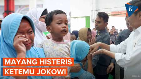 Saat Mayang Menangis Terharu Bisa Ketemu Presiden Jokowi