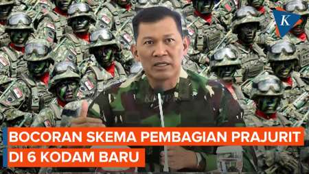 Tambah 6 Kodam Baru, TNI Beberkan Skema Pembagian Jumlah Prajurit
