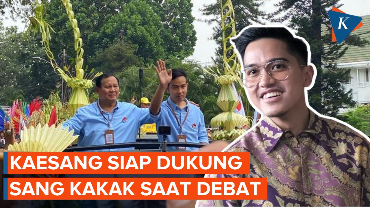 Video Kaesang Kosongkan Jadwal Demi Dukung Langsung Gibran Di Debat