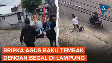 Insting Bripka Agus Terpanggil Lumpuhkan Begal di Lampung