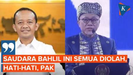 Kelakar Zulhas: Saudara Bahlil Ini Semua Diolah, Hati-hati, Pak