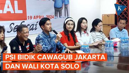 PSI Dukung Kadernya Maju Jadi Cawagub Jakarta dan Wali Kota Solo