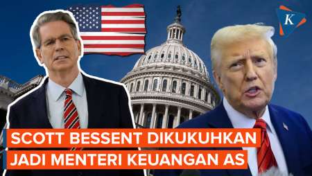 Scott Bessent Resmi Jadi Menteri Keuangan Trump