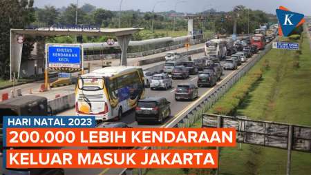 200.000 Lebih Kendaraan Keluar Masuk Jakarta Saat Hari Natal 2023