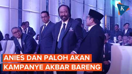 Surya Paloh Akan Kampanye Akbar Bareng Anies dan Cak Imin