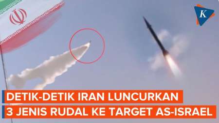 Detik-detik Rudal Khorramshahr-4 dan Fattah Meluncur Serang Target AS-Israel