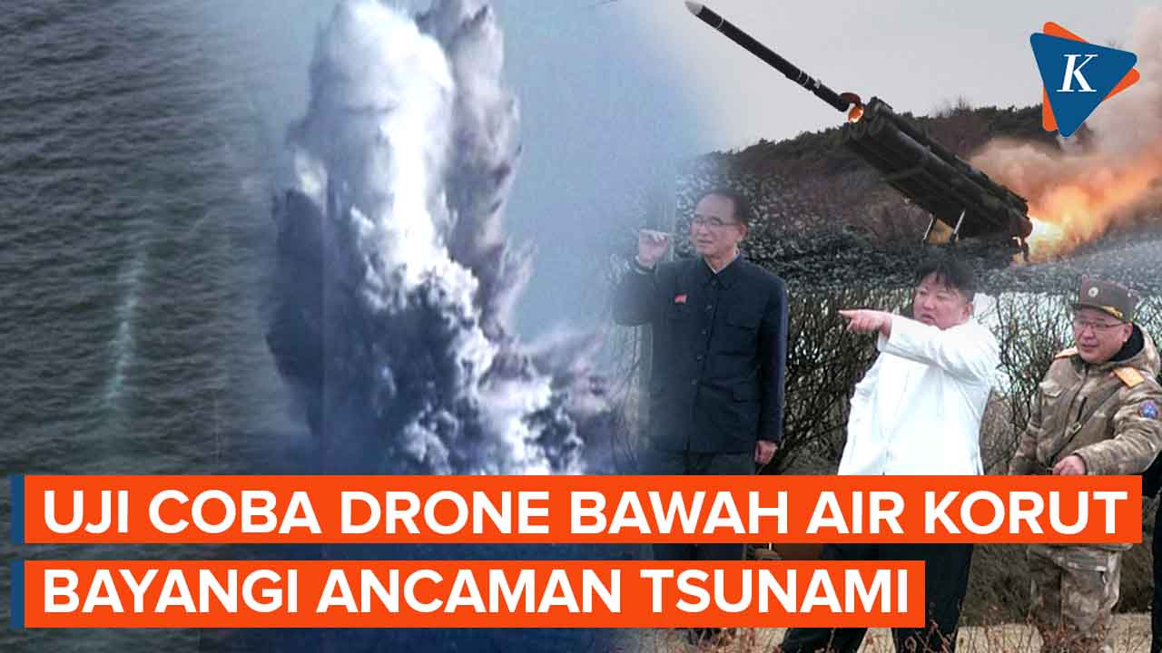 Ancaman Tsunami Radioaktif Bayang-bayangi Uji Coba Drone Bawah Air Korut