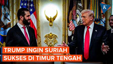 Donald Trump Bertemu Al-Shara'a, Sebut Ingin Suriah Sukses Di Timur Tengah