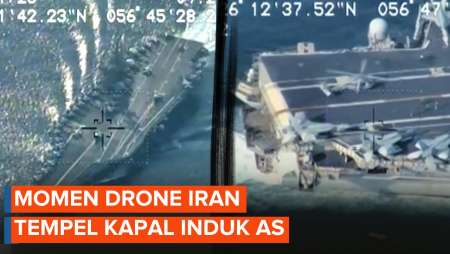 Buntuti Kapal Induk AS, Drone Iran Dituding Langgar Tindakan Pencegahan Keselamatan